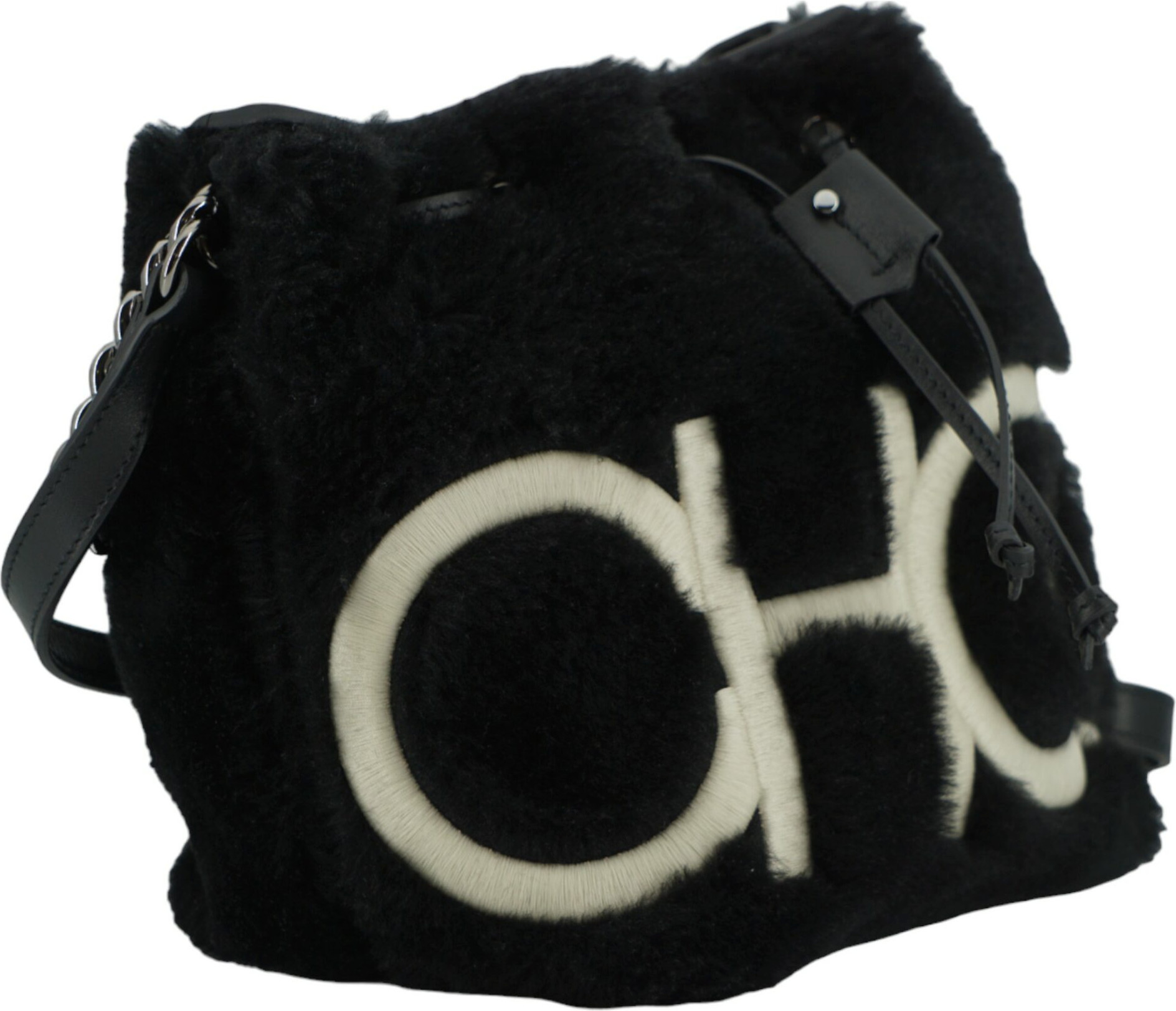 Сумка Jimmy Choo JUNO/S SHEARLING W/CHOO
