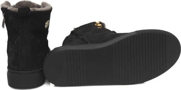 Кроссовки CERRUTI 1881 Черная коровья кожа