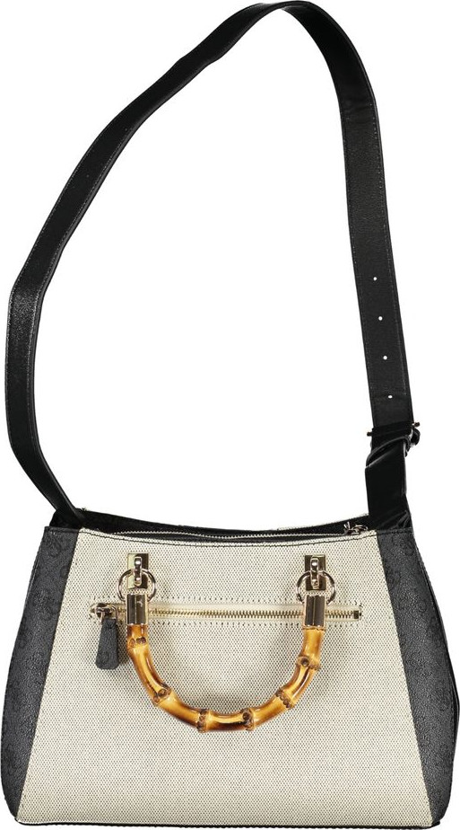 Сумка багет Guess Shoes Серая Хлопок