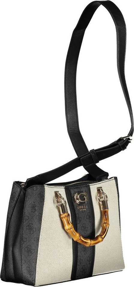 Сумка багет Guess Shoes Серая Хлопок
