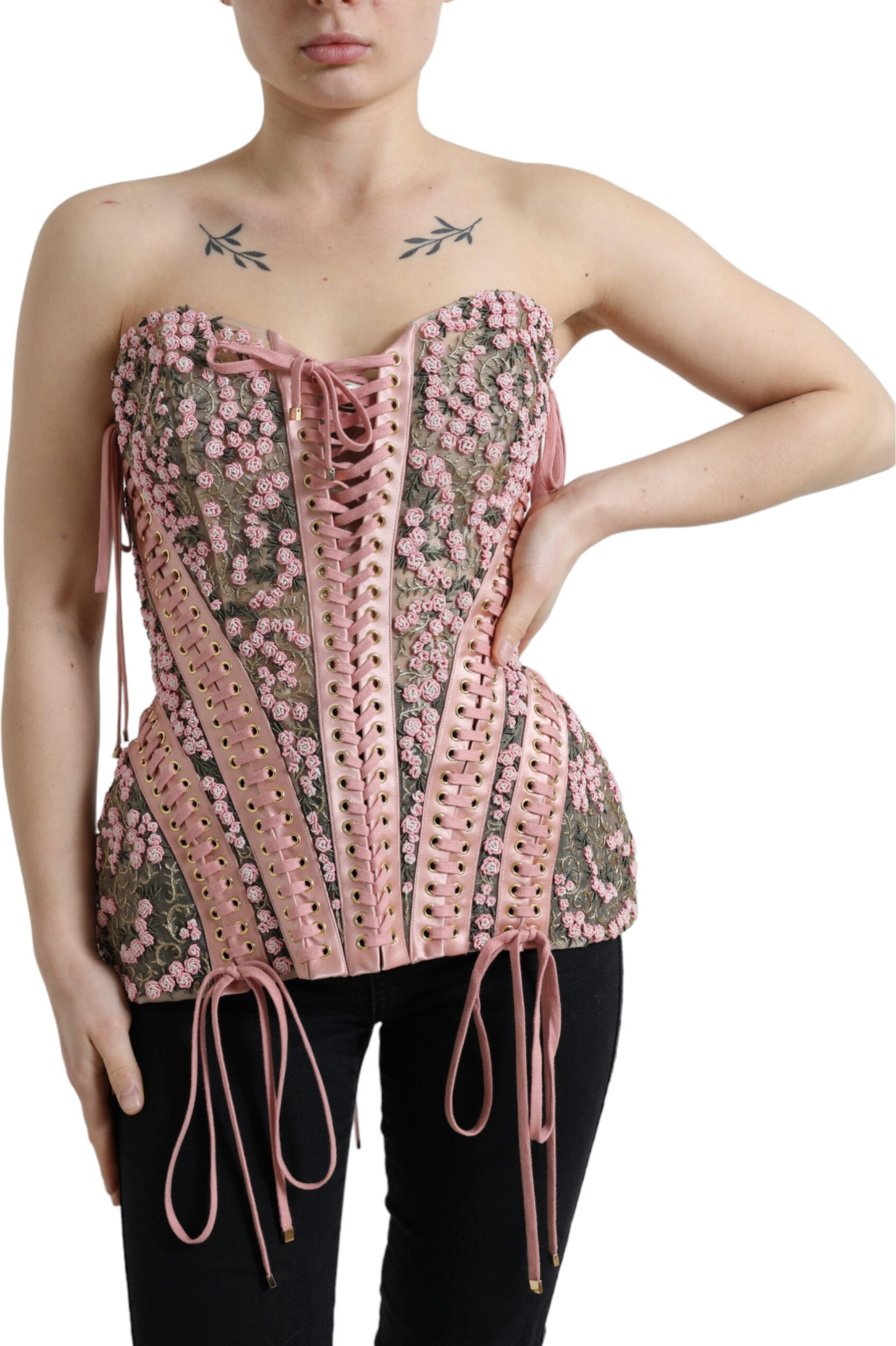 Dolce & Gabbana Korsetli Bustyer Top
