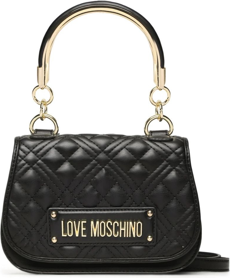 LOVE MOSCHINO Kuymali Sun'iy Teridan Tikilgan Shapka-sumkasi