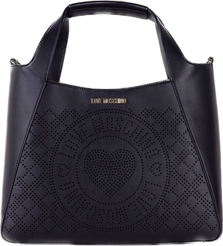 Сумка через плечо LOVE MOSCHINO Chic Черная Искусственная Кожа