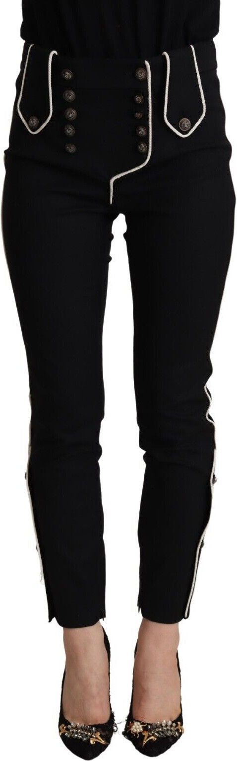 Брюки с зауженным кроем Slim Fit Dolce & Gabbana