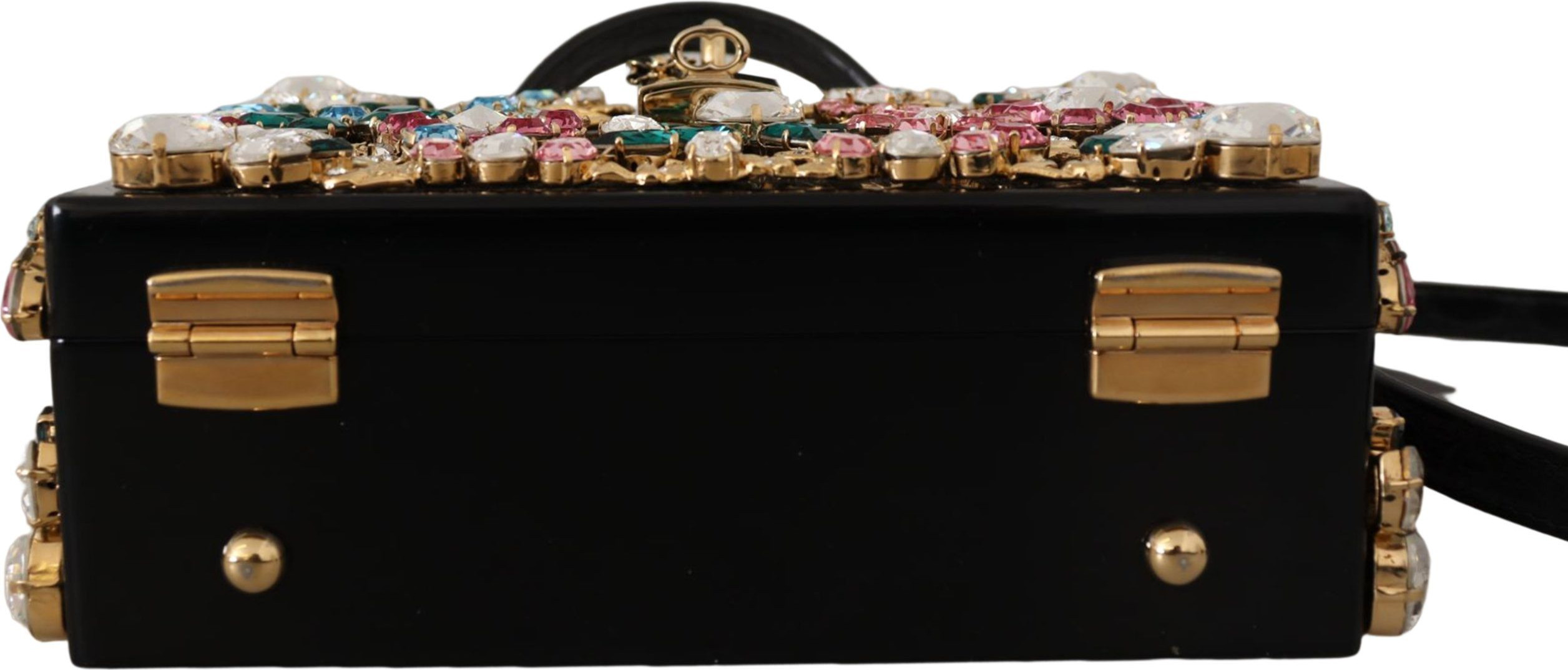 Sumka Dolce & Gabbana Exotic Black Croc Box Bag jilosi bilan
