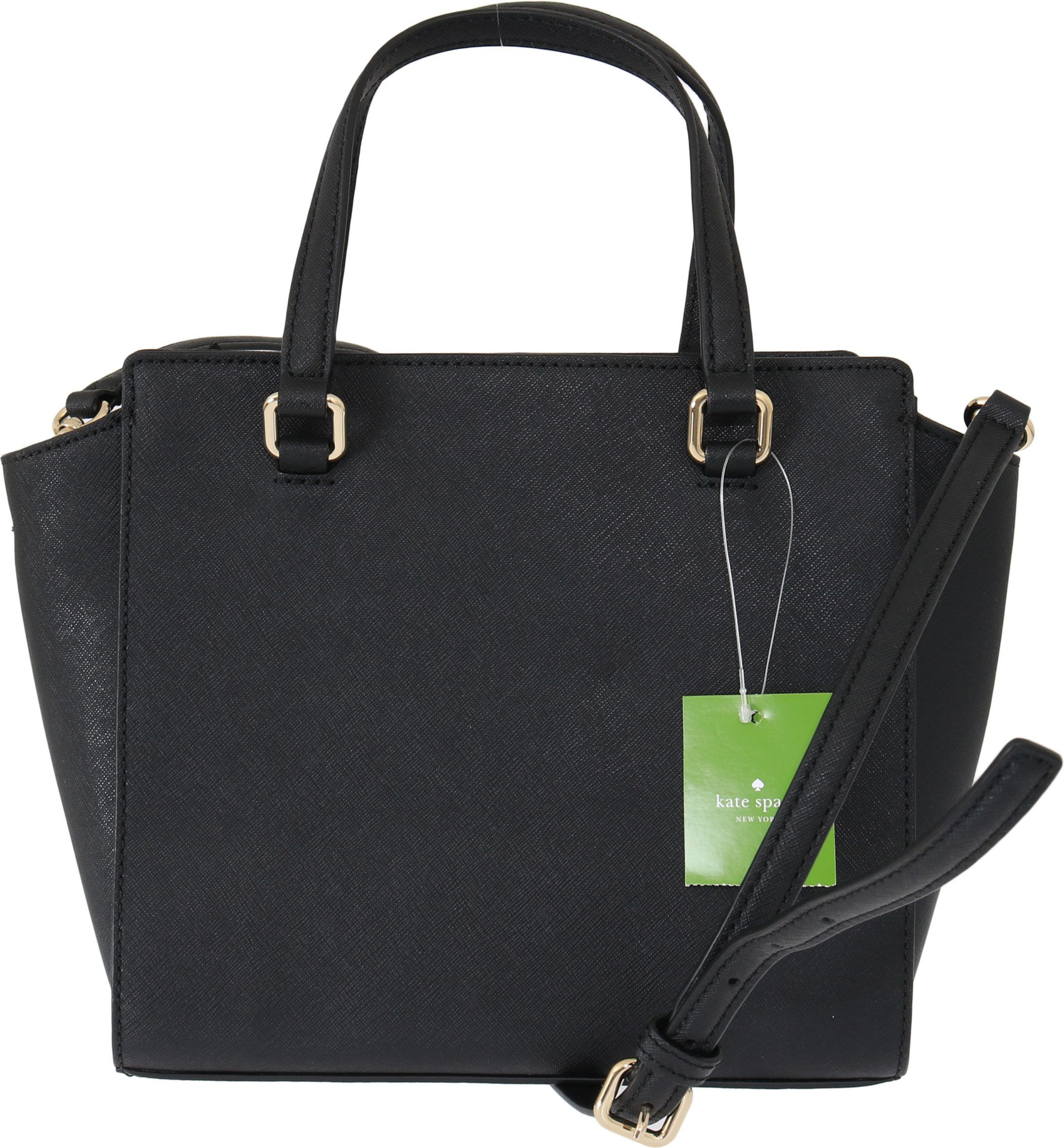 Сумка через плечо Kate Spade Элегантная Черная Кожа Маленькая Hadlee