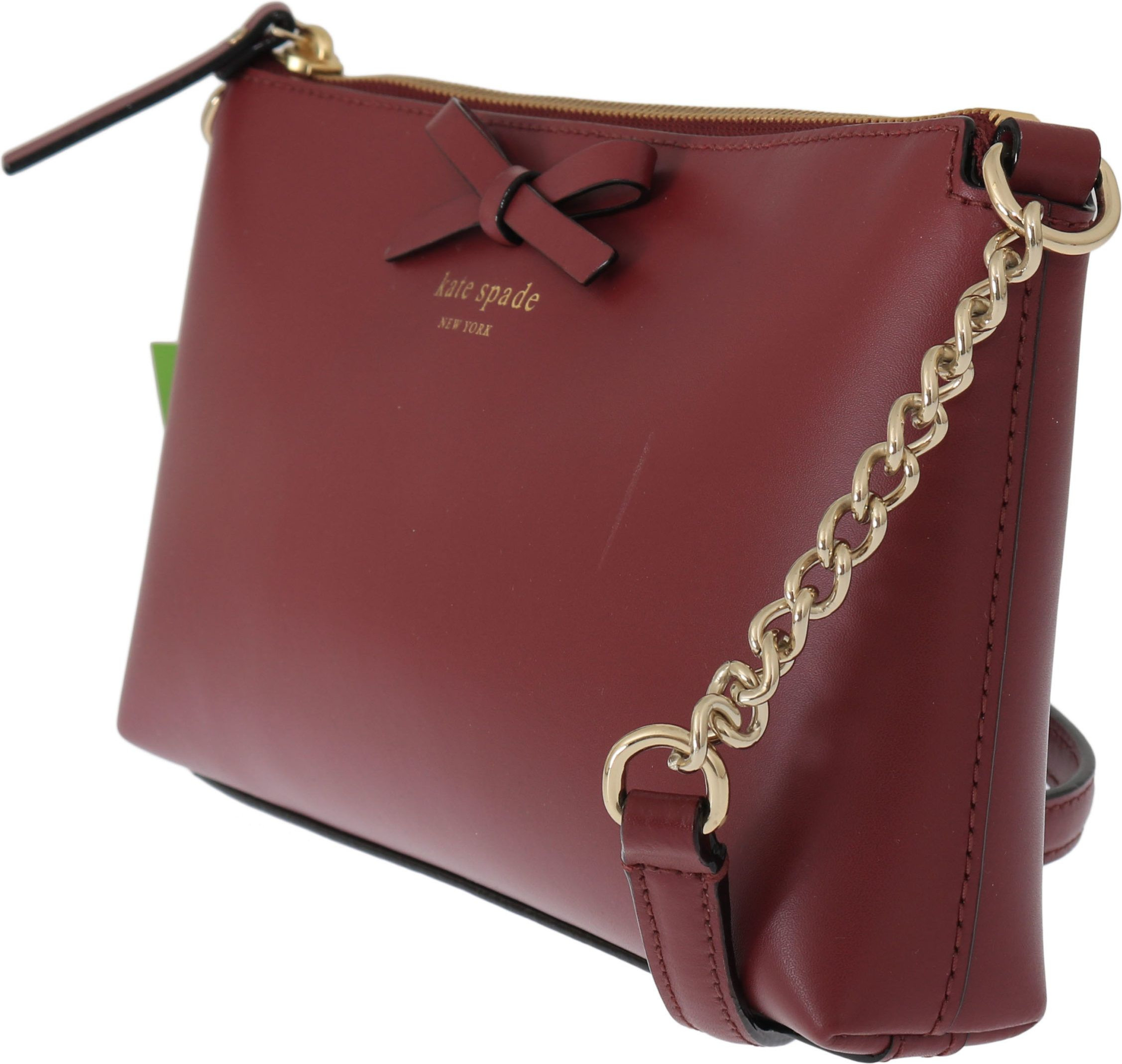 Crossbody sumkasi Kate Spade Ayol Klassik Bordeaux CharmTeri sumka