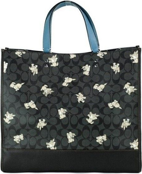 Tote qo'l sumkasi Coach Dempsey it rasmli Tote sumka