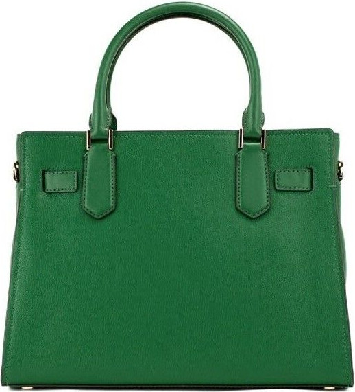 Сумка-саквояж Michael Kors Hamilton Medium Jewel Green из натуральной кожи с ремешком через плечо