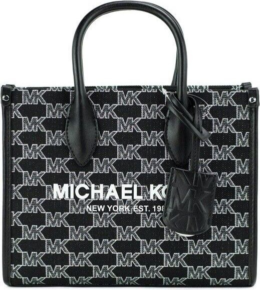 Michael Kors Mirella kichik fermuarli xarid qilish uchun sumka-tote, zamashka sumka