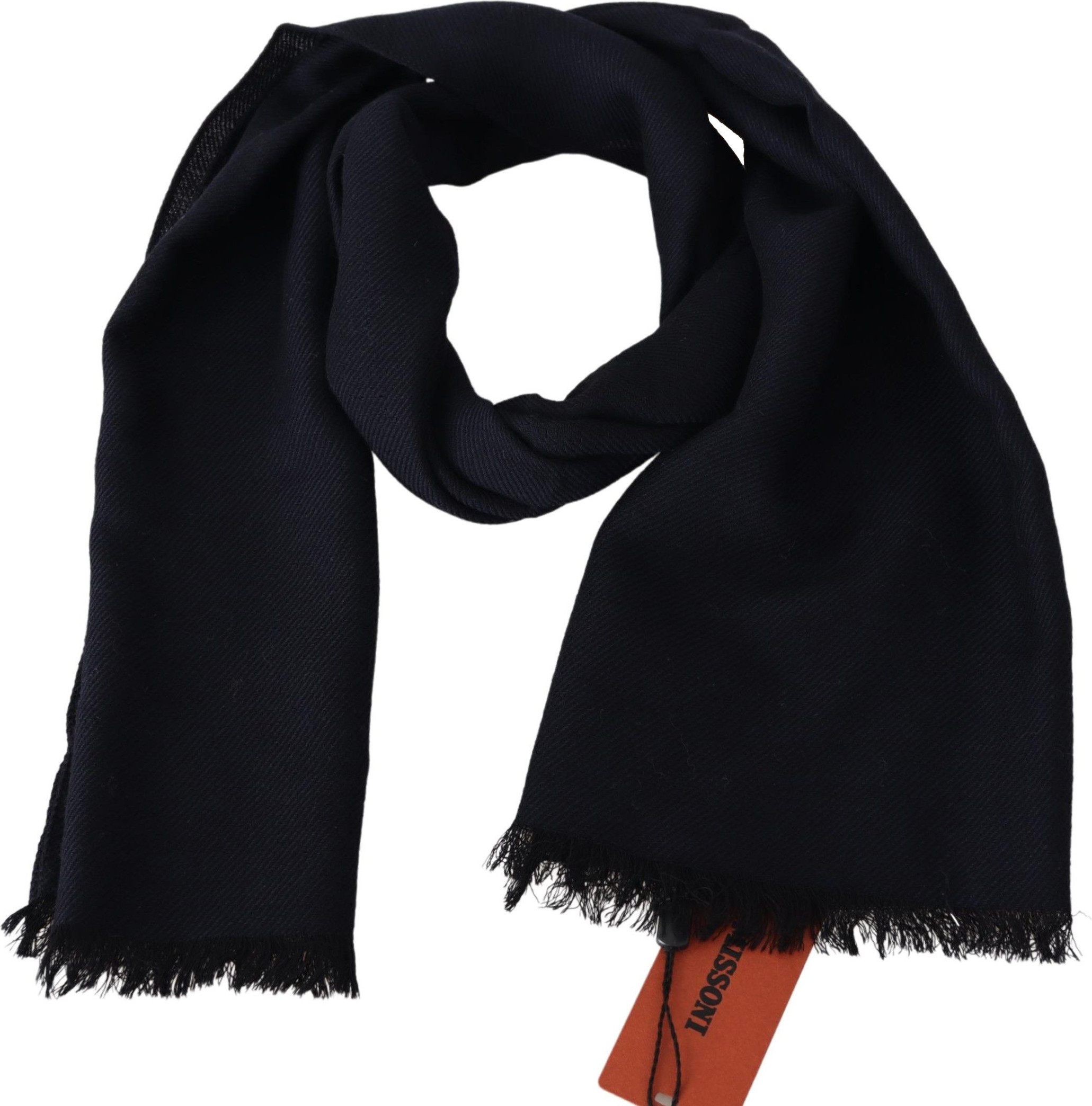Missoni Elegant Kip Black Wool Unisex Sharf