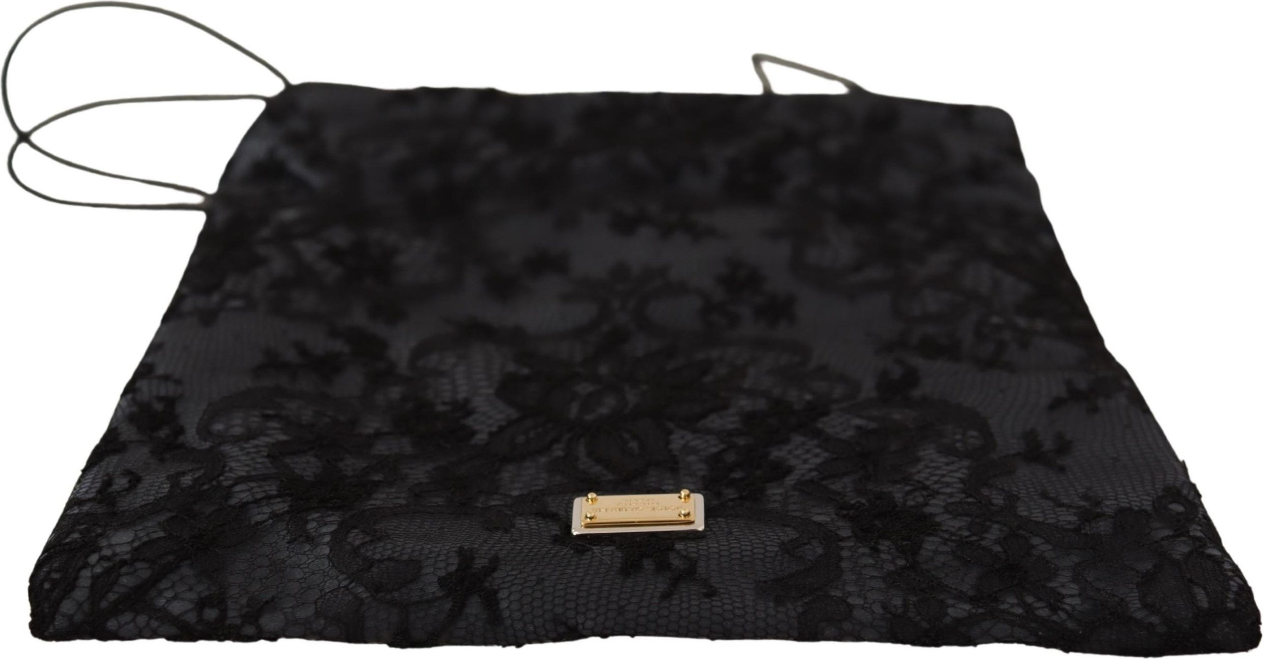 Мешочек Dolce & Gabbana Элегантный атласный кружевной мешочек на шнурке