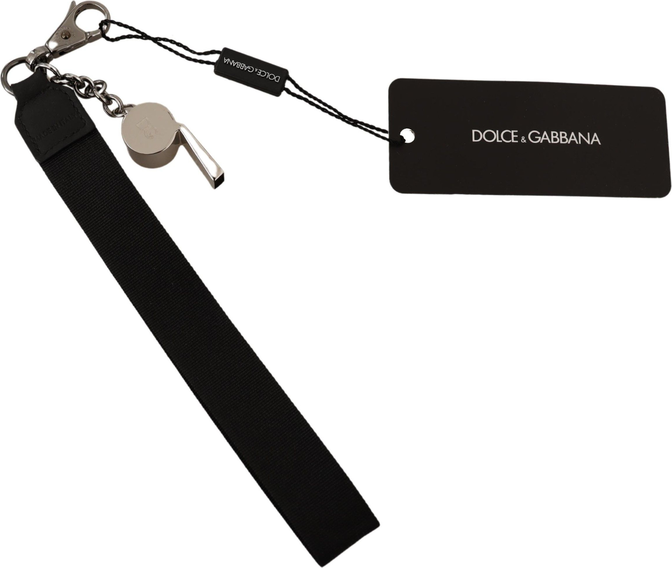 Брелок Dolce & Gabbana Элегантный с тиснением логотипа DG и свистком