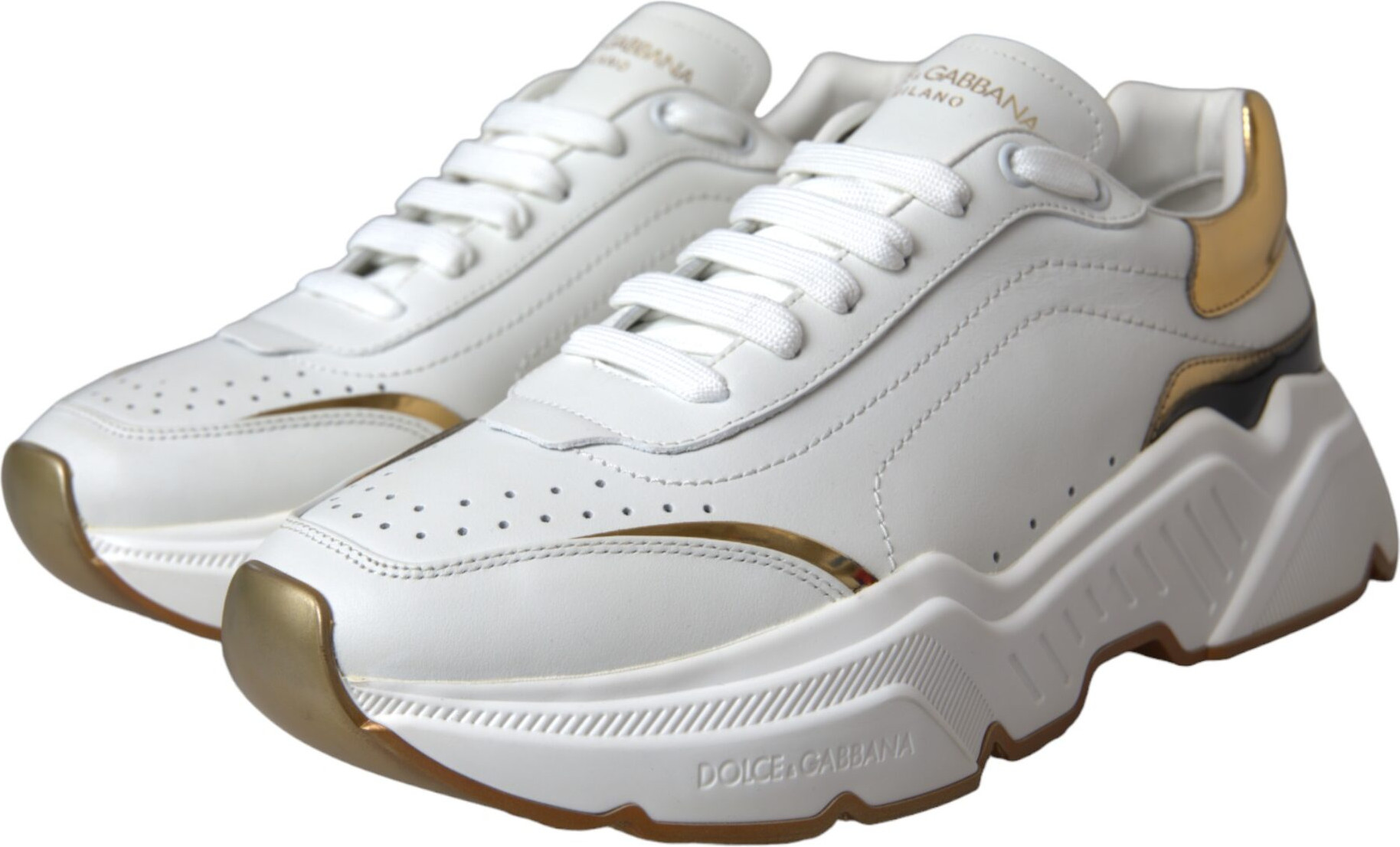 Leather Sneakers Shoes Dolce & Gabbana