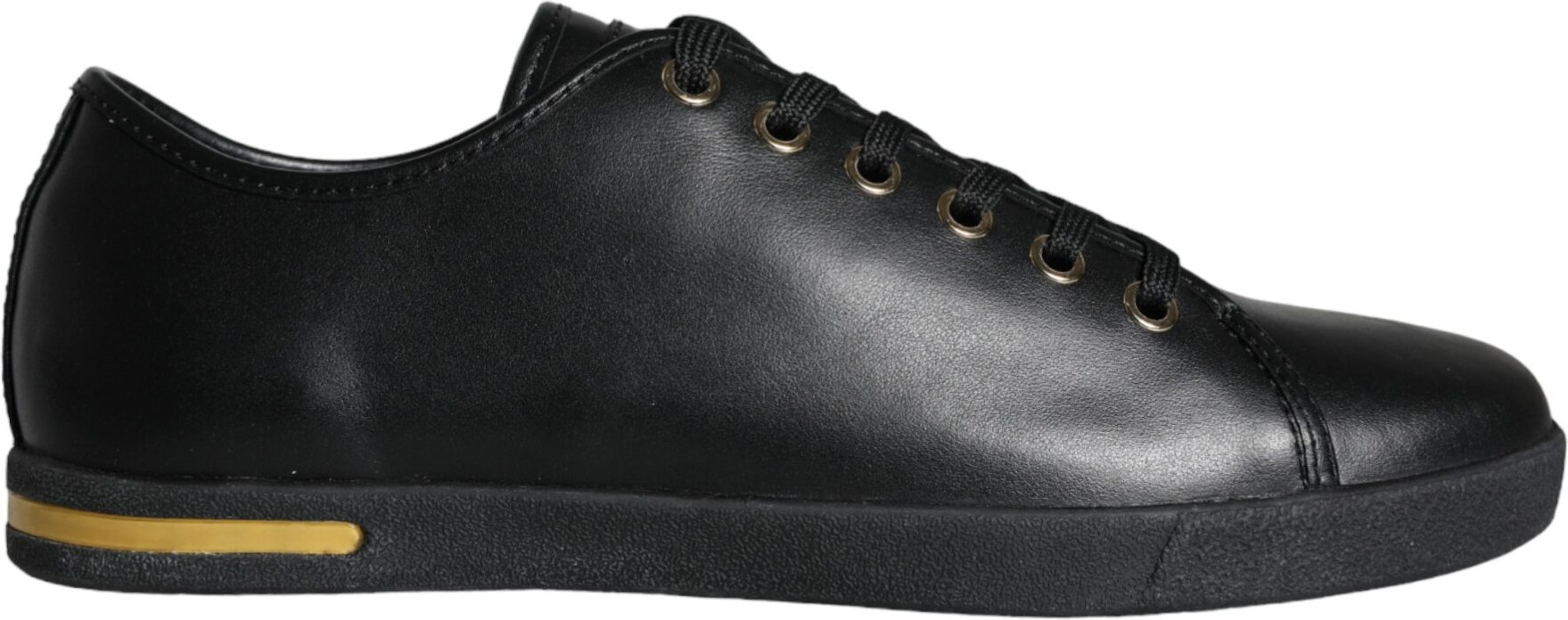 Sneakers Dolce & Gabbana Black Gold Leather Classic