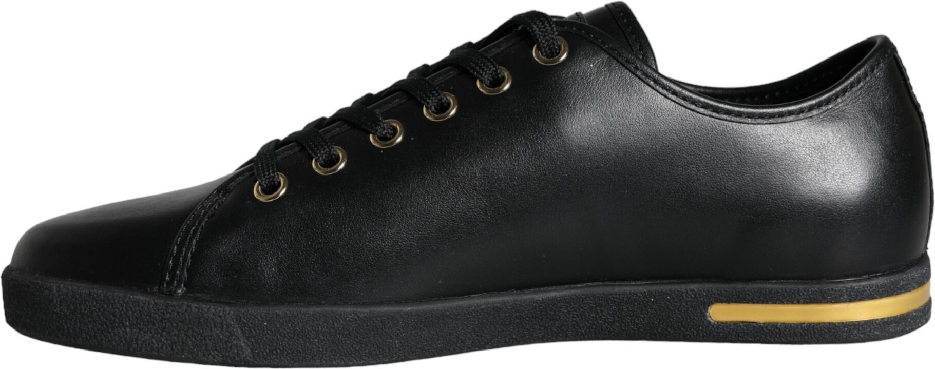Sneakers Dolce & Gabbana Black Gold Leather Classic