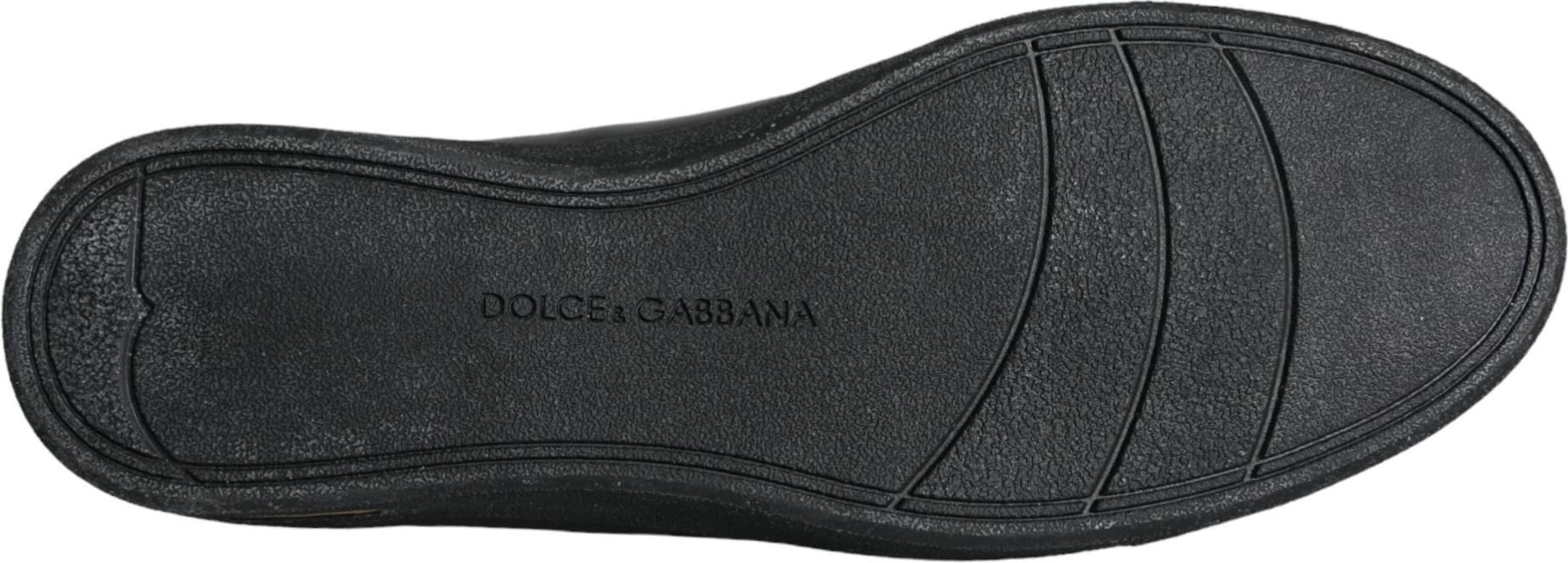 Sneakers Dolce & Gabbana Black Gold Leather Classic