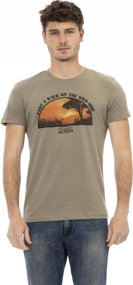 T-Shirt Trussardi Green Cotton