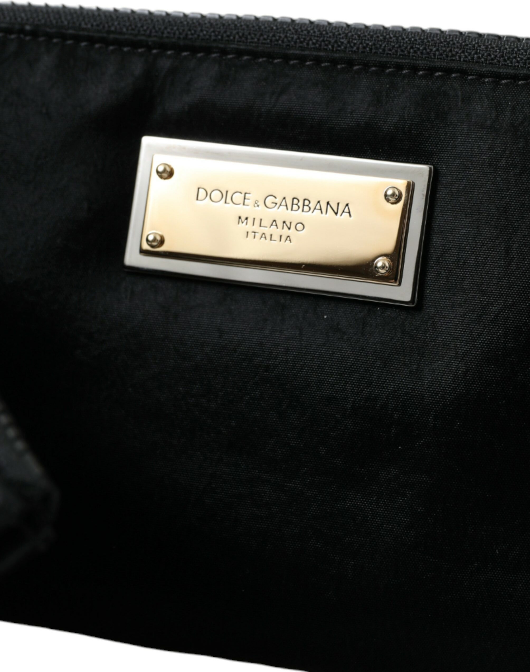 Клатч Dolce & Gabbana Элегантный Черный Многофункциональный Кожаный