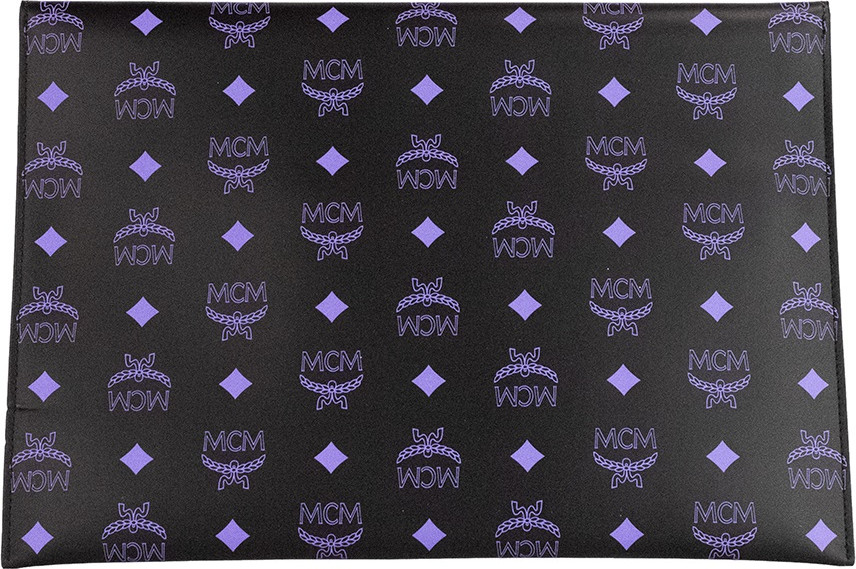Clutch MCM Color Splash Large Visetos Logosi Tuvli Charmli Sumka 3 ta 1 Trio