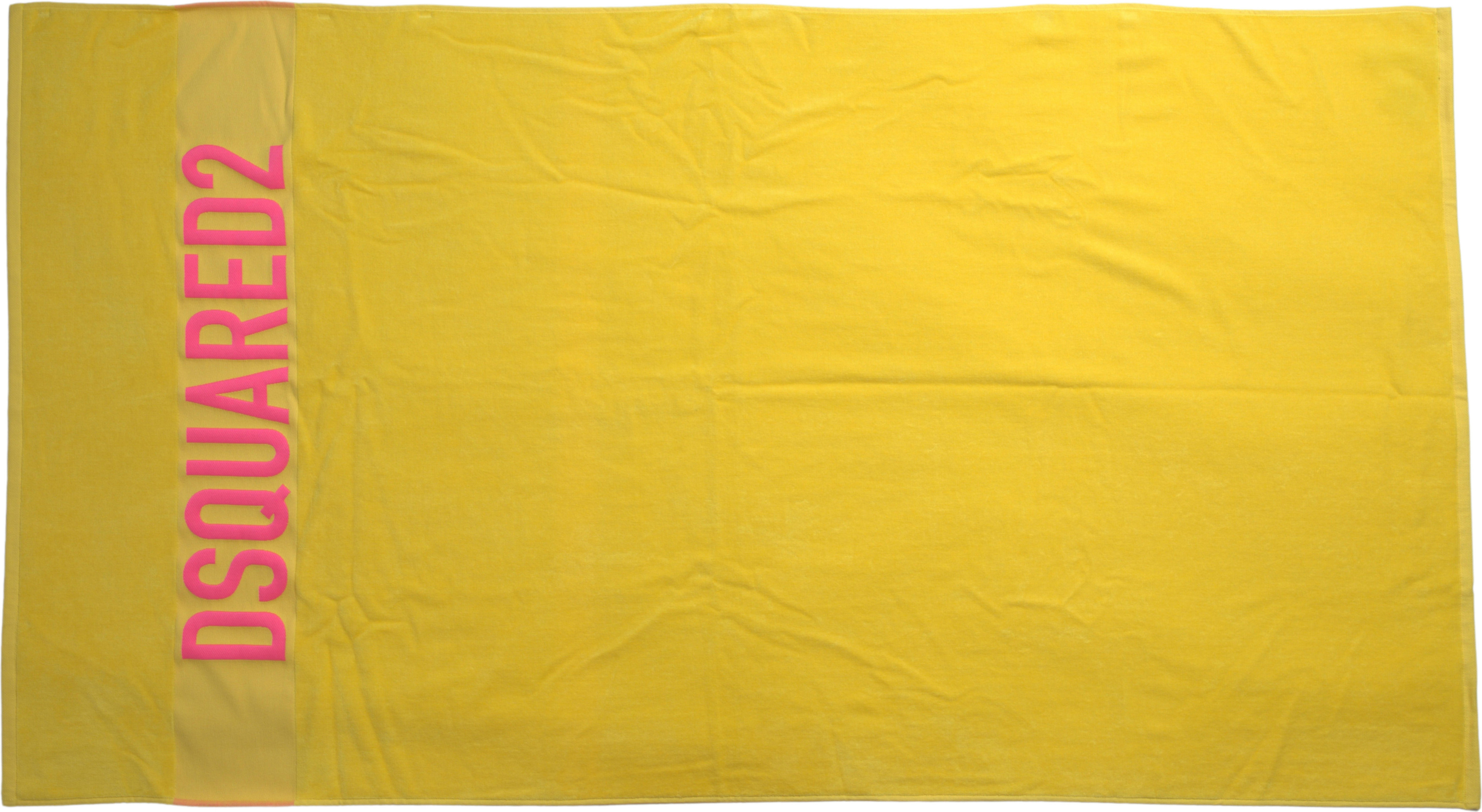 Dsquared2 Sunshine Yellow Beach Towel