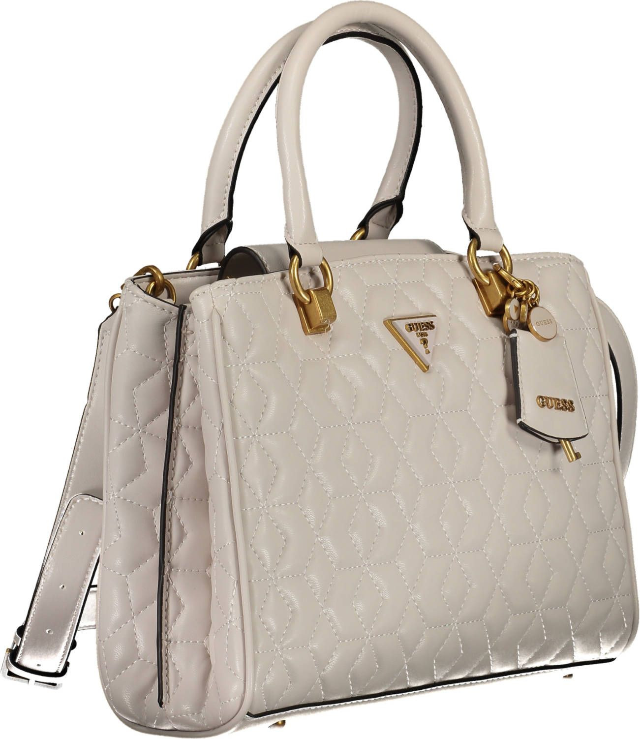 Handbag Guess Shoes White Polyurethane