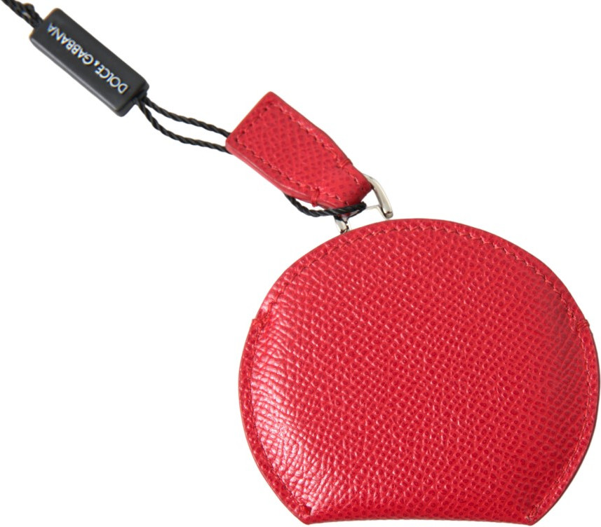 Holder Dolce & Gabbana Qizil buzoq terisidan yasalgan qo'l oynasi ushlagichi
