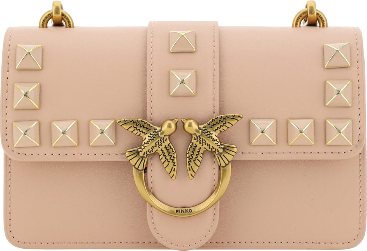 Сумка через плечо Pinko Chic Pink Cipria Mini Love