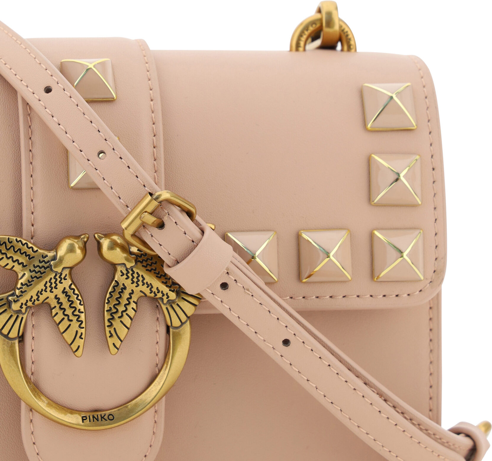 Сумка через плечо Pinko Chic Pink Cipria Mini Love