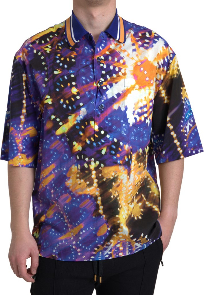Dolce & Gabbana Luminaire Print'li poloshirt