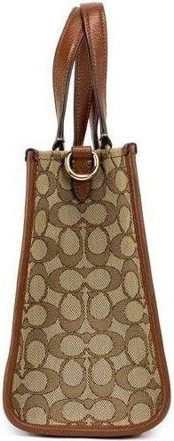 Сумка-тоут Coach Dempsey Medium Legacy Stripe Jacquard Canvas Patch