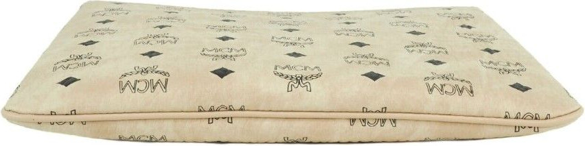Flat Pouch MCM Portuna Medium Visetos Beige Coated Canvas Flat Pouch Crossbody Clutch Bag