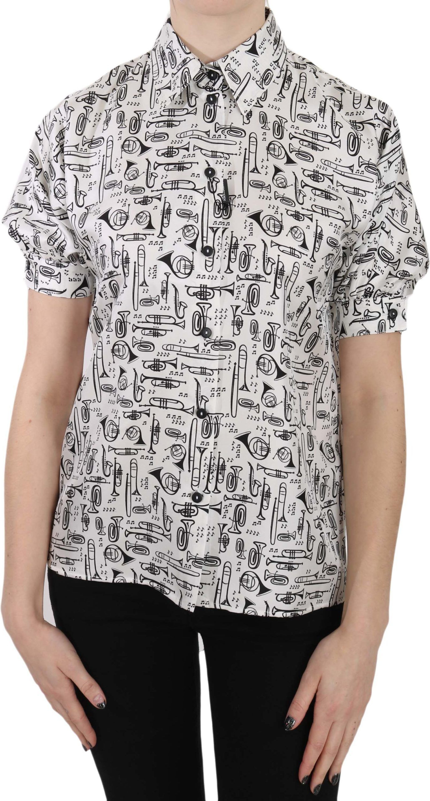 Dolce & Gabbana Trumpet Print Bluzasi