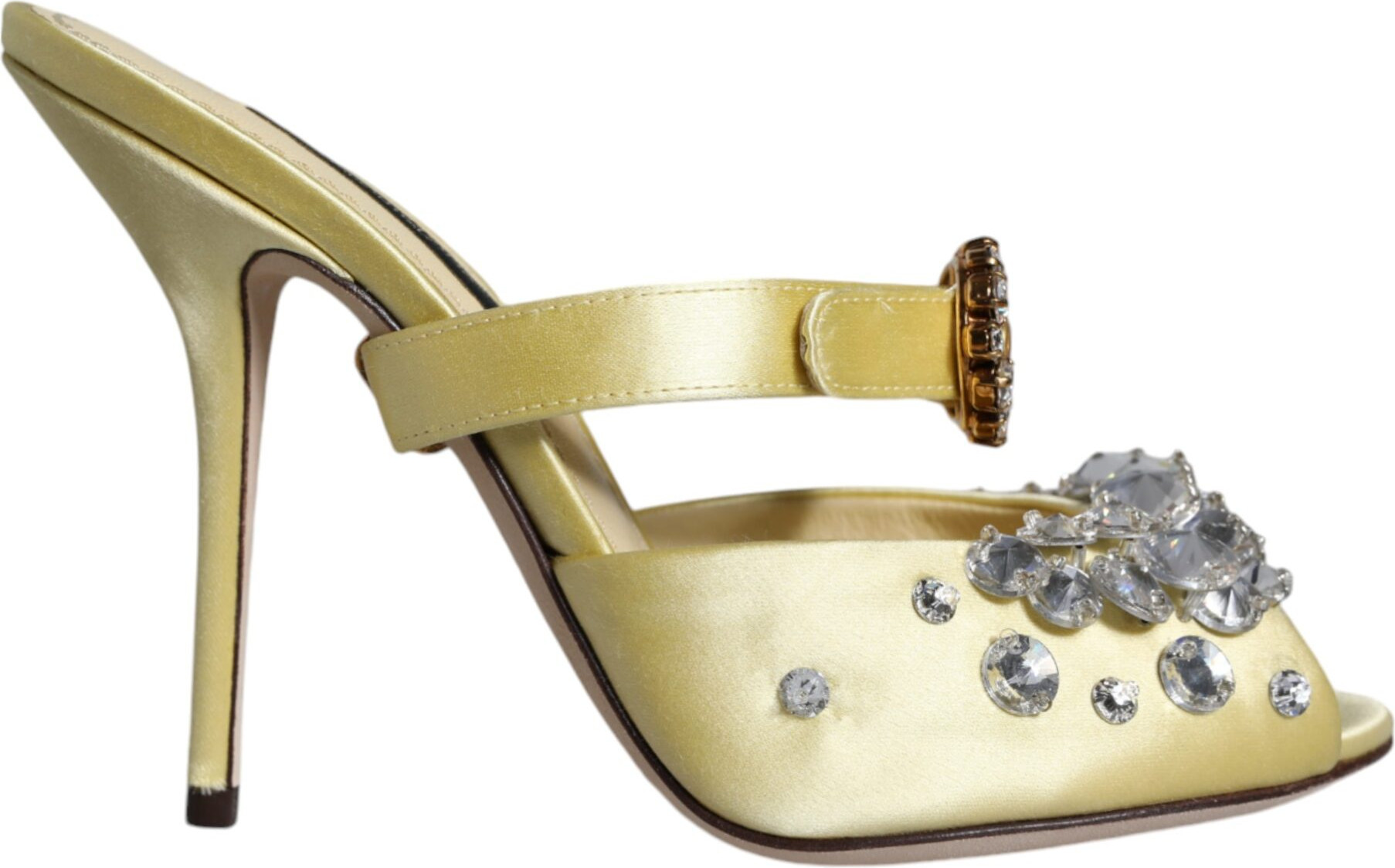 Dolce & Gabbana Satin Crystal Sandal