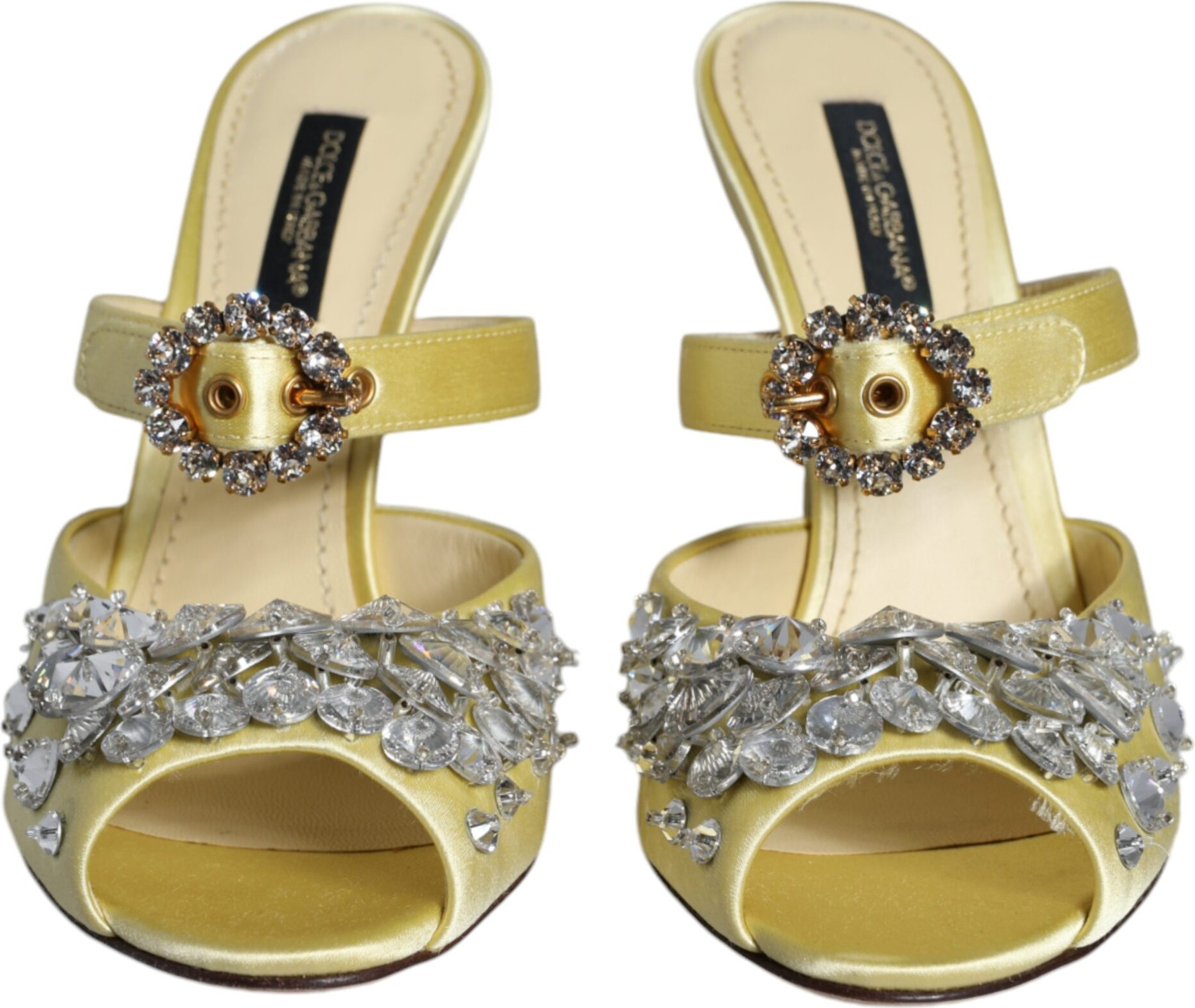 Shoes Dolce & Gabbana Satin Crystal Sandals