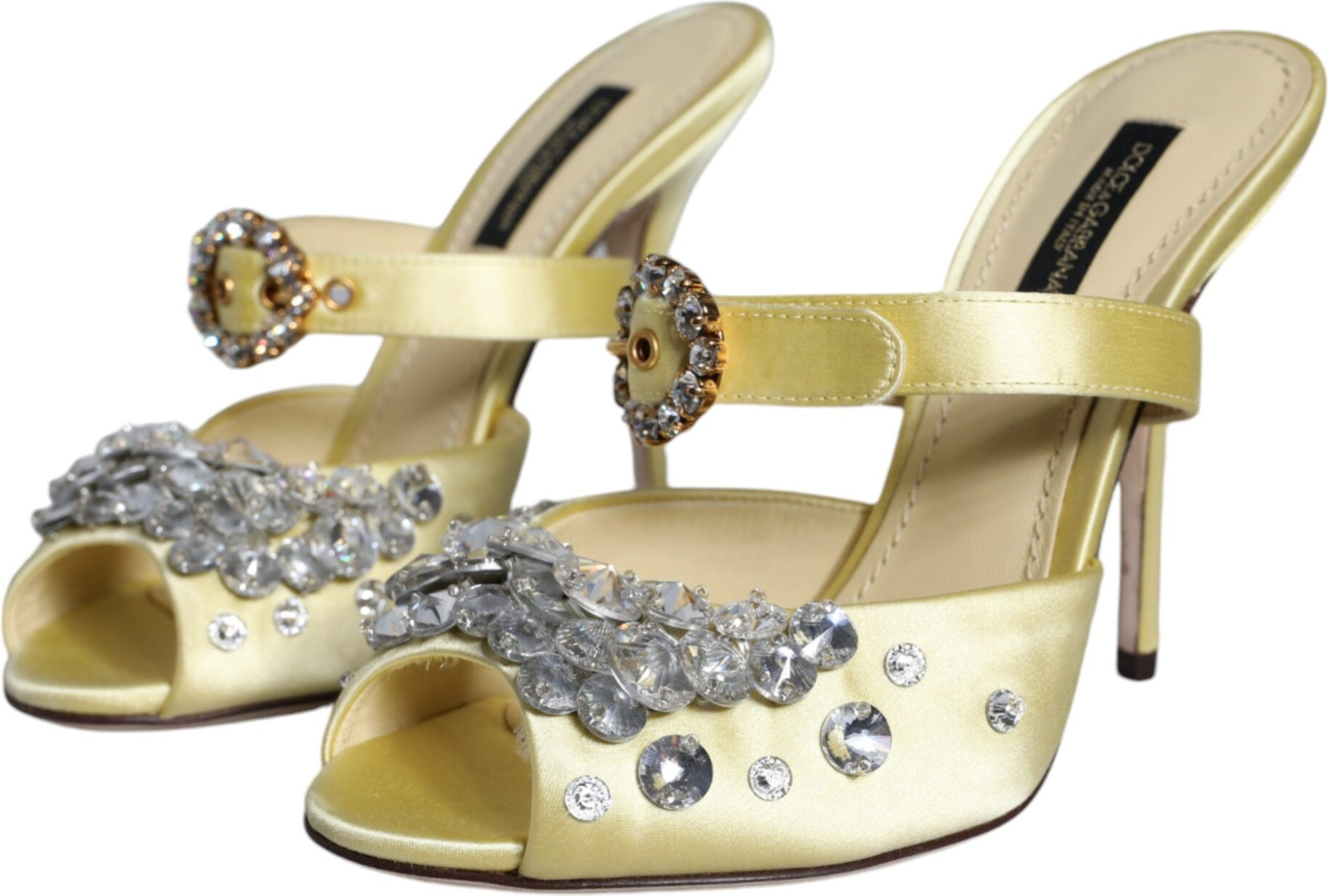 Shoes Dolce & Gabbana Satin Crystal Sandals
