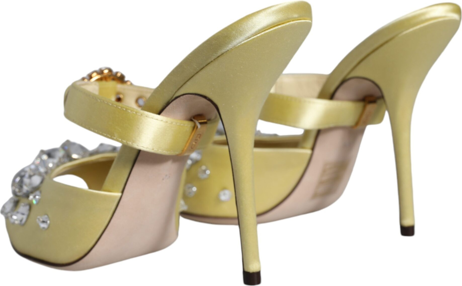 Shoes Dolce & Gabbana Satin Crystal Sandals