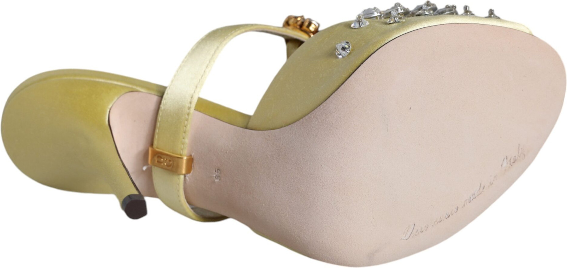 Shoes Dolce & Gabbana Satin Crystal Sandals