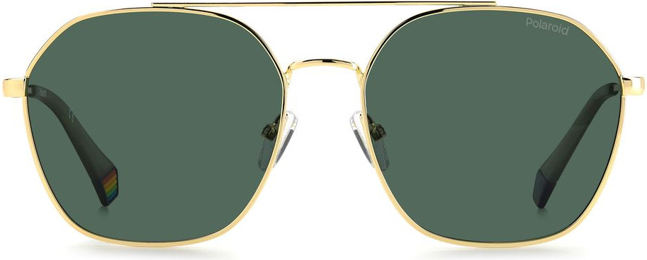 Sunglasses Polaroid Gold Stainless Steel