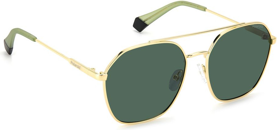 Sunglasses Polaroid Gold Stainless Steel
