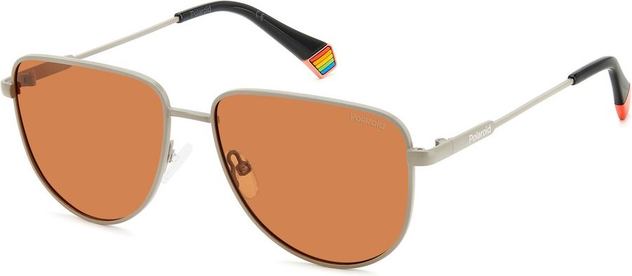 Polaroid Kulrang Metall Quyosh Ko'zoynak
