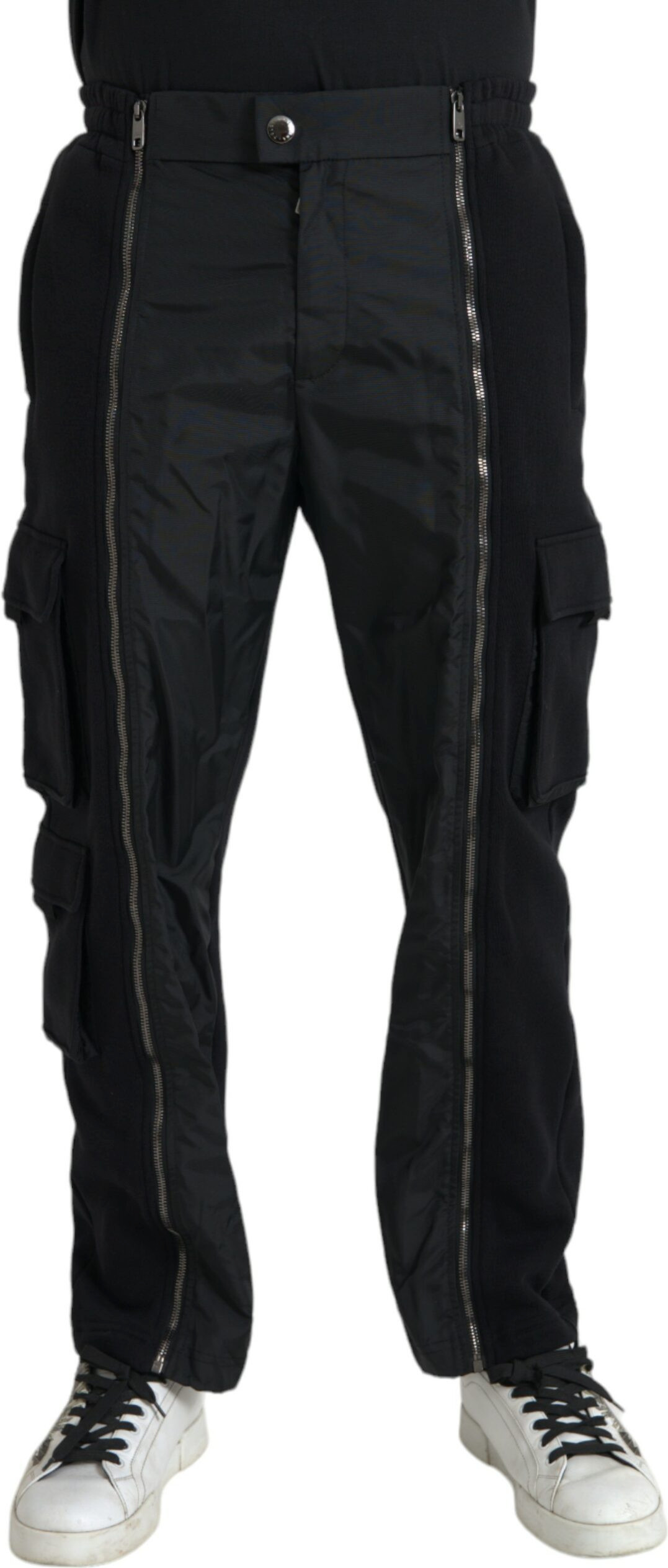 Pants Dolce & Gabbana Black Cotton Blend Skinny