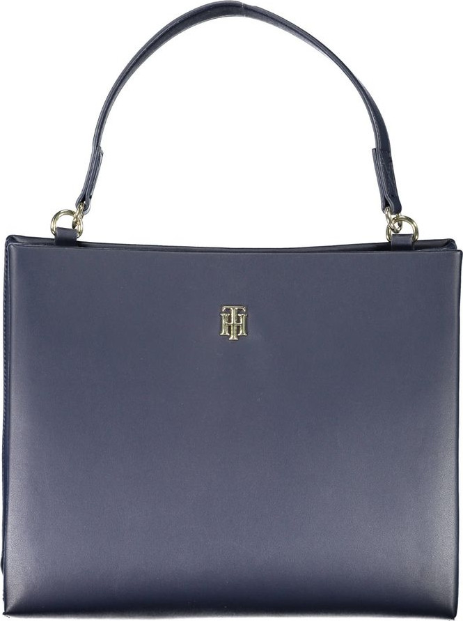 Handbag Tommy Hilfiger Blue Polyethylene