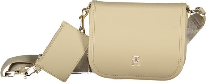 Handbag Tommy Hilfiger Beige Polyethylene