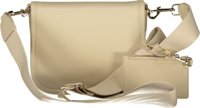 Handbag Tommy Hilfiger Beige Polyethylene