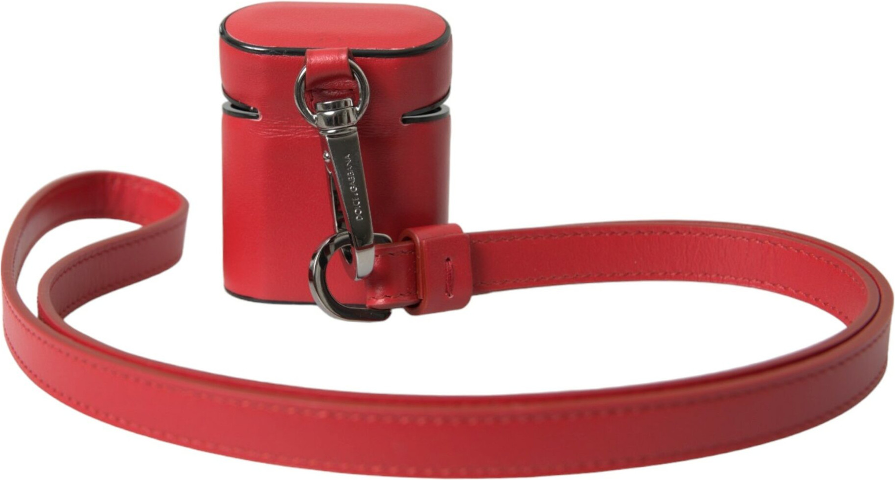 Dolce & Gabbana Qizil Moliy Balog'at Ayol Logotipi bilan Airpods Qutisi