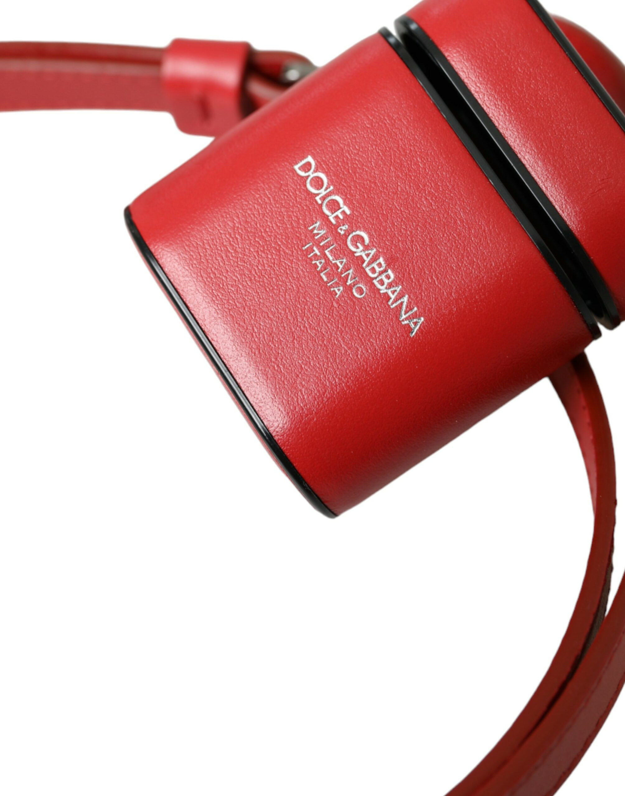 Dolce & Gabbana Qizil Moliy Balog'at Ayol Logotipi bilan Airpods Qutisi