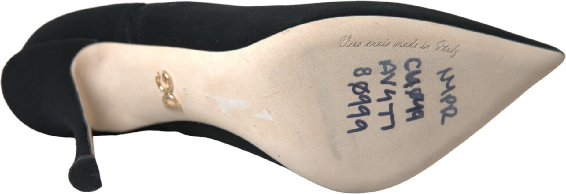 Boots Dolce & Gabbana Qora Stiletto Posnali O'rta Tuyik Chizmalari