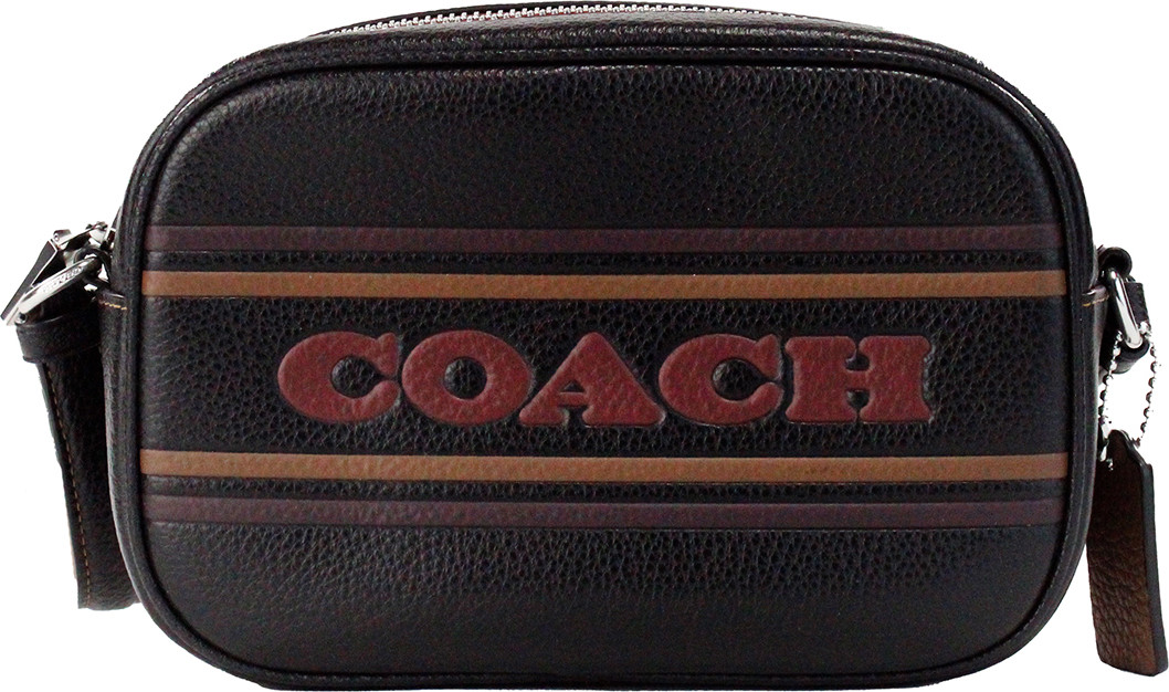 Crossbody Sumkasi Coach Jamie Mini Qora Logotipli Kamera Sumkasi