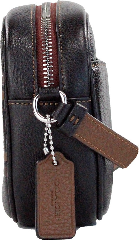 Crossbody Sumkasi Coach Jamie Mini Qora Logotipli Kamera Sumkasi